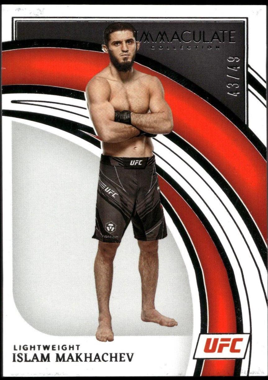 Islam Makhachev #18 Ufc Cards 2022 Panini Immaculate UFC