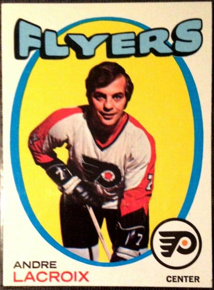 Andre Lacroix #33 Hockey Cards 1971 Topps