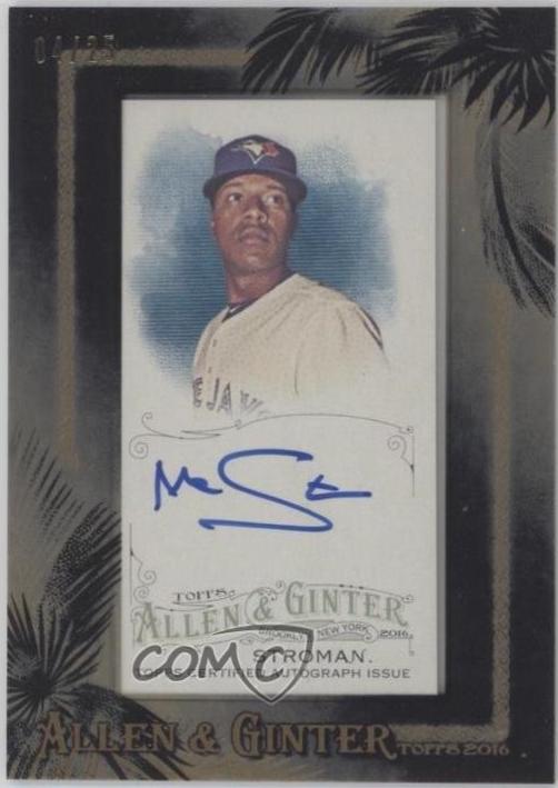Marcus Stroman [Black Frame] #AGA-MST