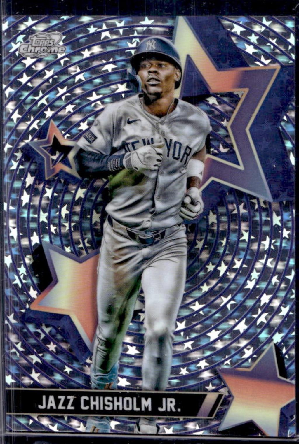 Jazz Chisholm Jr. #SF-30 2025 Topps Cosmic Chrome Starfractor Baseball