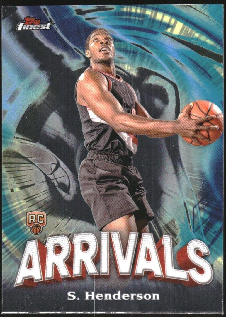 Scoot Henderson #A-8 Basketball Cards 2023 Topps Finest Arrivals