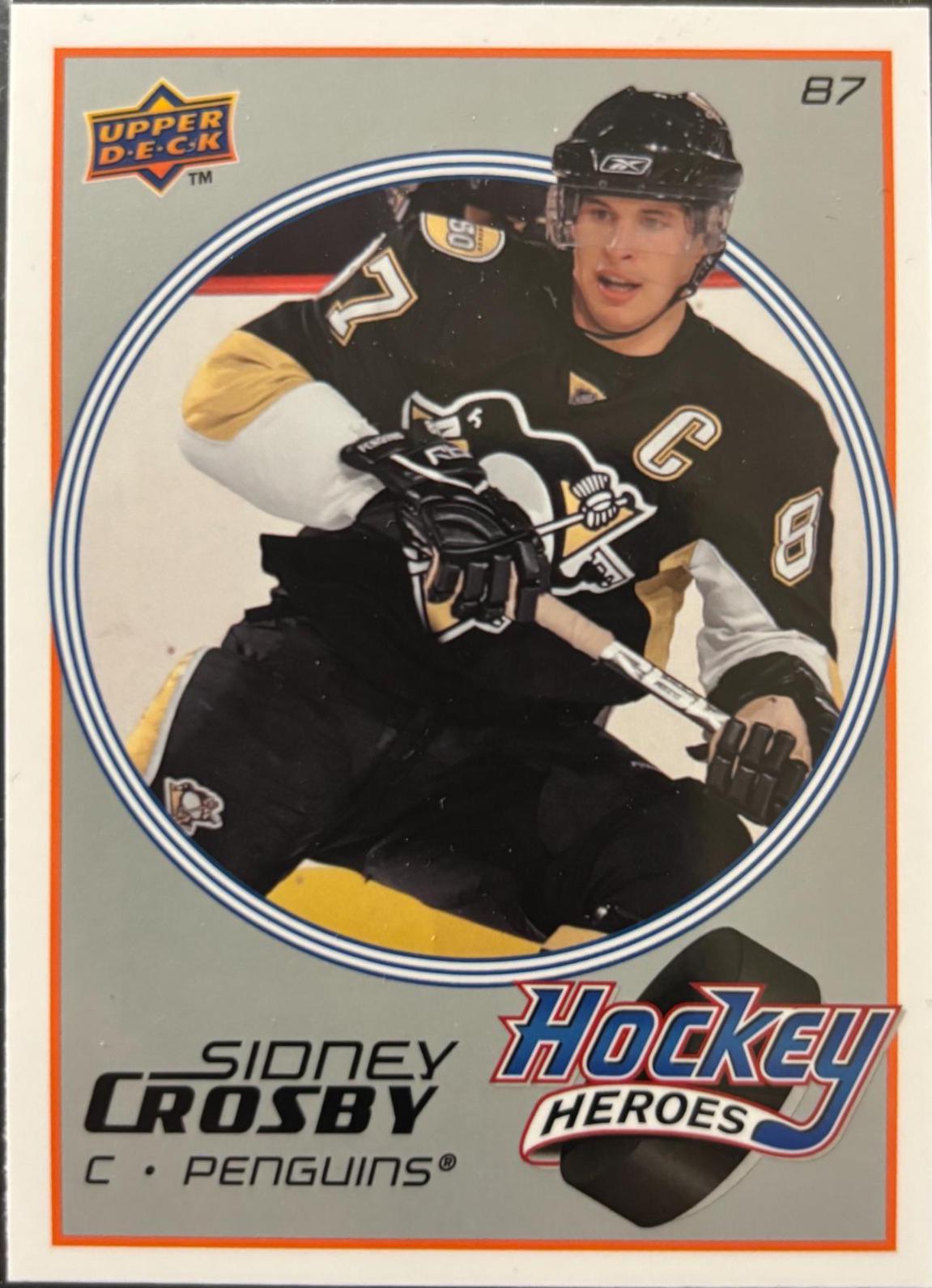 Sidney Crosby #HH3 2008 Upper Deck Hockey Heroes