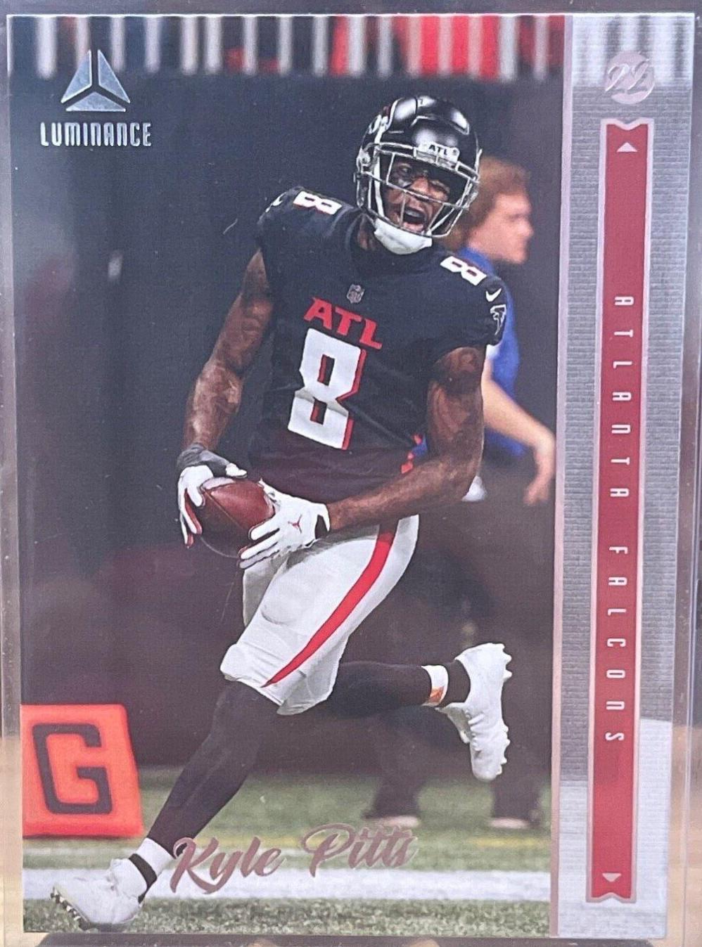 Kyle Pitts #4 Football Cards 2022 Panini Luminance