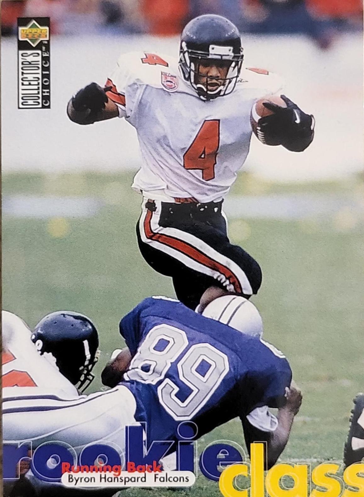 Byron Hanspard #8 Football Cards 1997 Collector's Choice