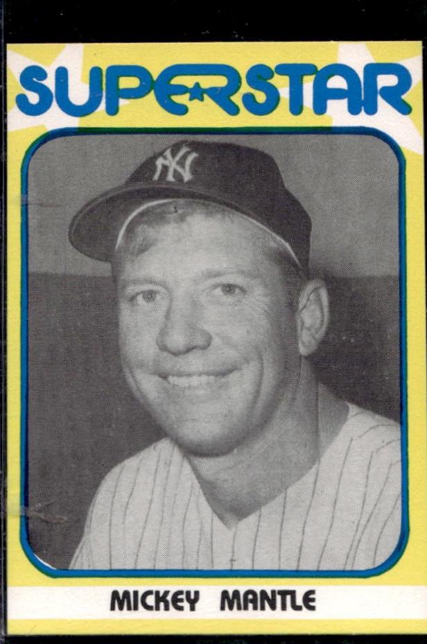 Mickey Mantle #30 Baseball Cards 1982 TCMA Superstar