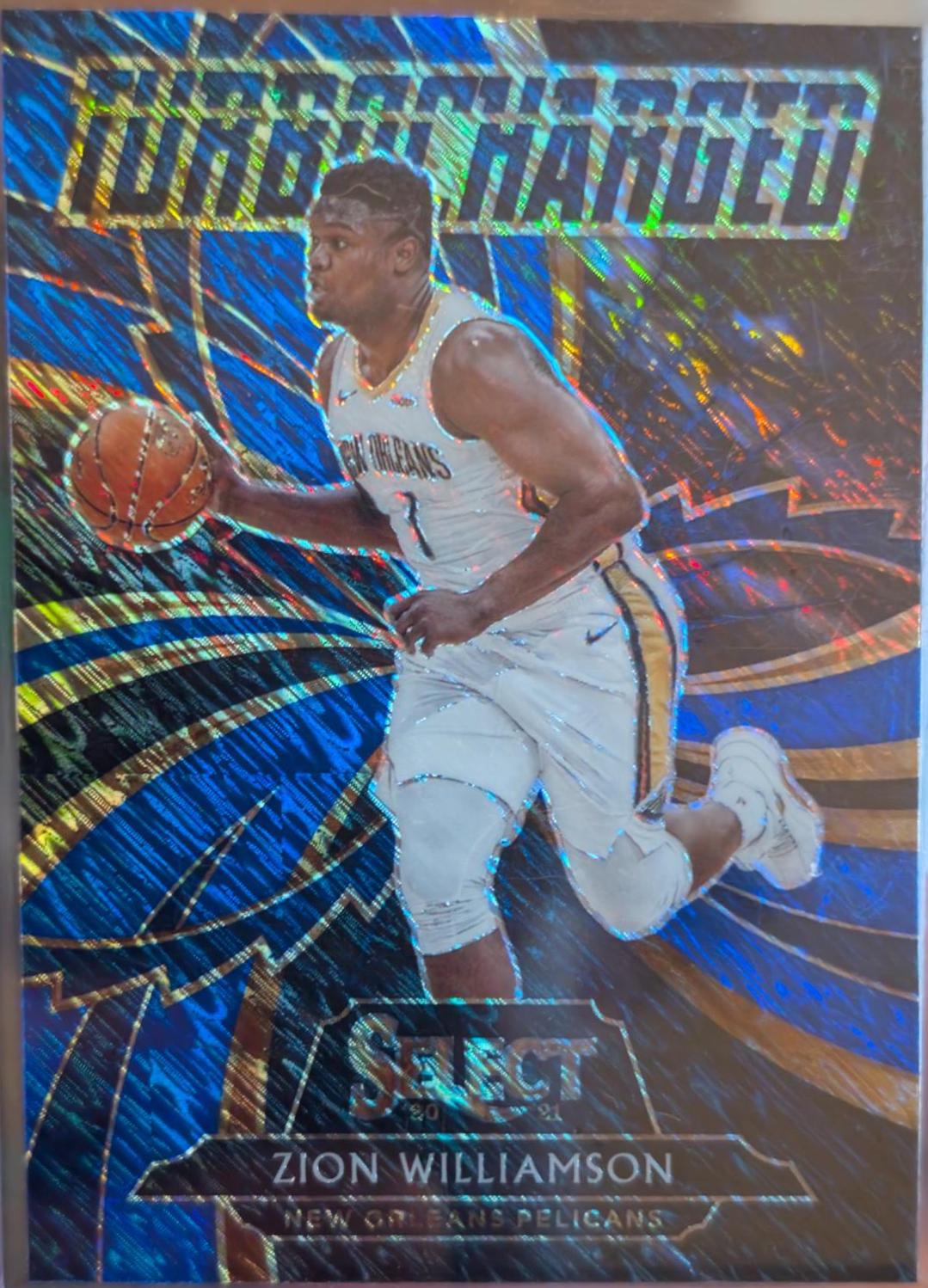 Zion Williamson #3 Basketball Cards 2020 Panini Select