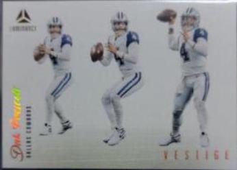 Dak Prescott #VST-DPR Football Cards 2022 Panini Luminance Vestige