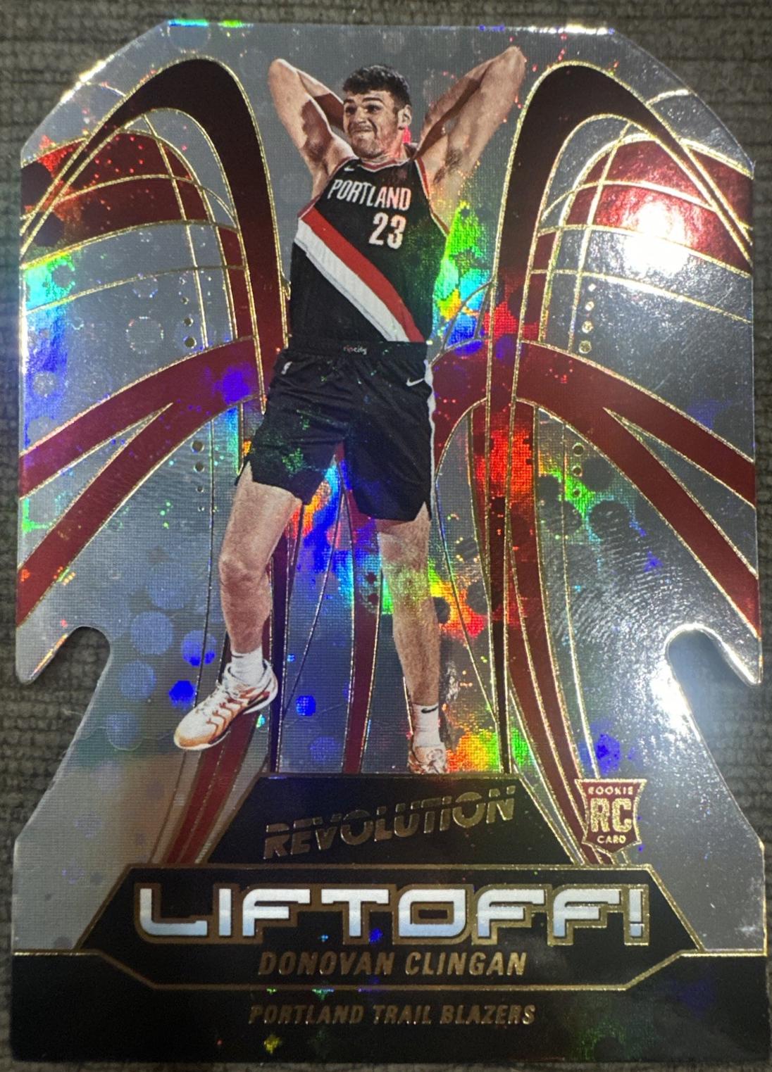 Donovan Clingan #1 Basketball Cards 2024 Panini Revolution Liftoff
