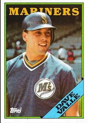 Dave Valle #583 Baseball Cards 1988 Topps