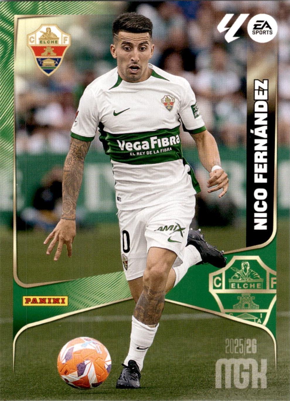 Nico Fernandez #139 2025 Panini Megacracks Soccer