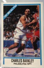 Charles Barkley #98 Basketball Cards 1991 Panini Sticker