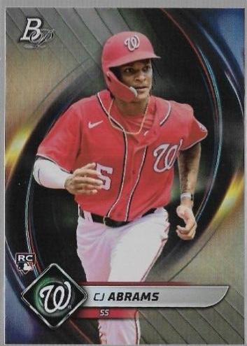 CJ Abrams #14 Baseball Cards 2022 Bowman Platinum