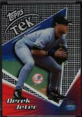 Derek Jeter [Pattern 30] #24B Baseball Cards 1999 Topps Tek Prices