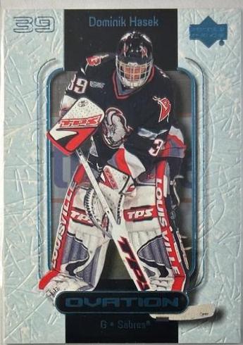 Dominik Hasek #6 Hockey Cards 1999 Upper Deck Ovation