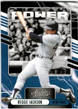 reggie jackson #po-13 Baseball Cards 2021 Panini Absolute Power