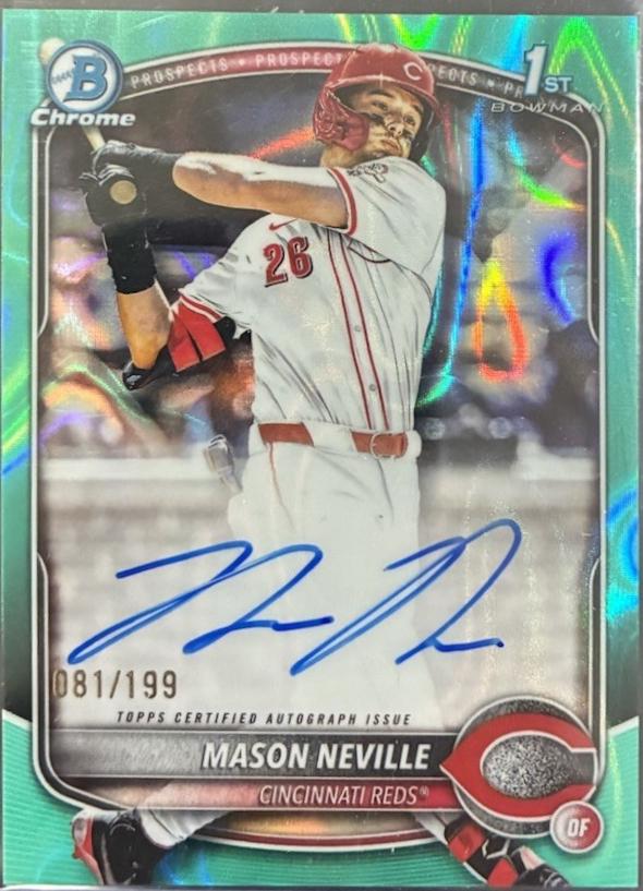 Mason Neville [Aqua Lava Refractor] #CPA-MN