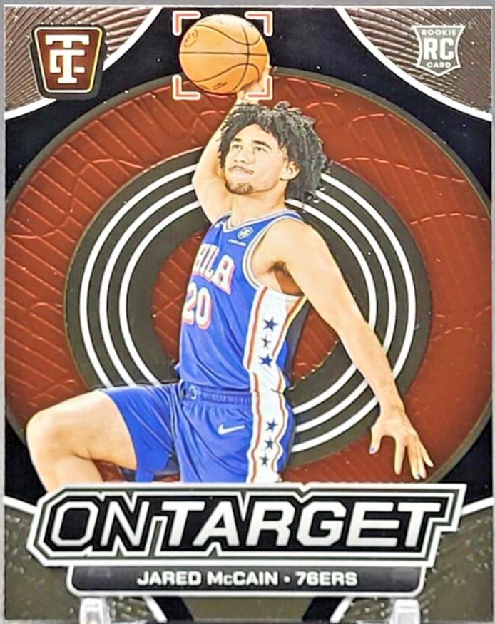 Jared McCain #6 Basketball Cards 2024 Panini Totally Certified On Target