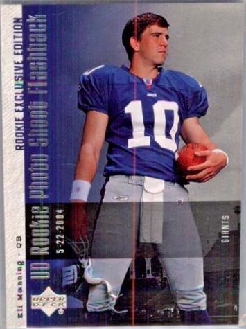 Eli Manning #PSF-EM Football Cards 2006 Upper Deck Rookie Exclusive Photo Shoot Flashback