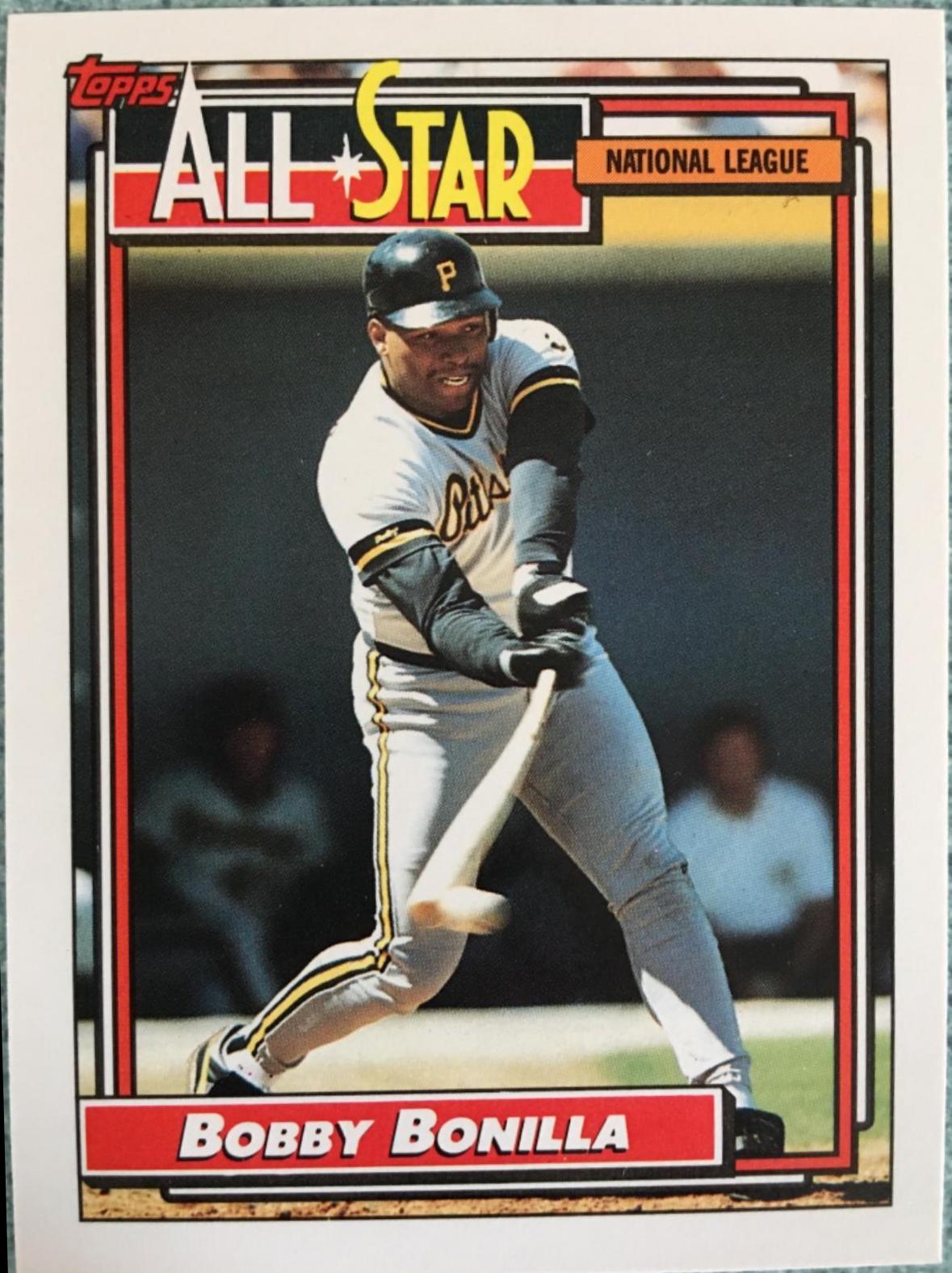 Bobby Bonilla #392 Baseball Cards 1992 Topps