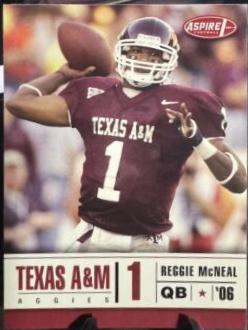 Reggie McNeal #19 Football Cards 2006 Sage Aspire