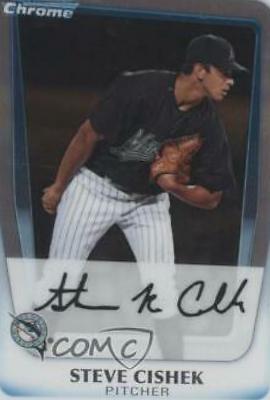 Steve Cishek Baseball Cards 2011 Bowman Chrome Prospects