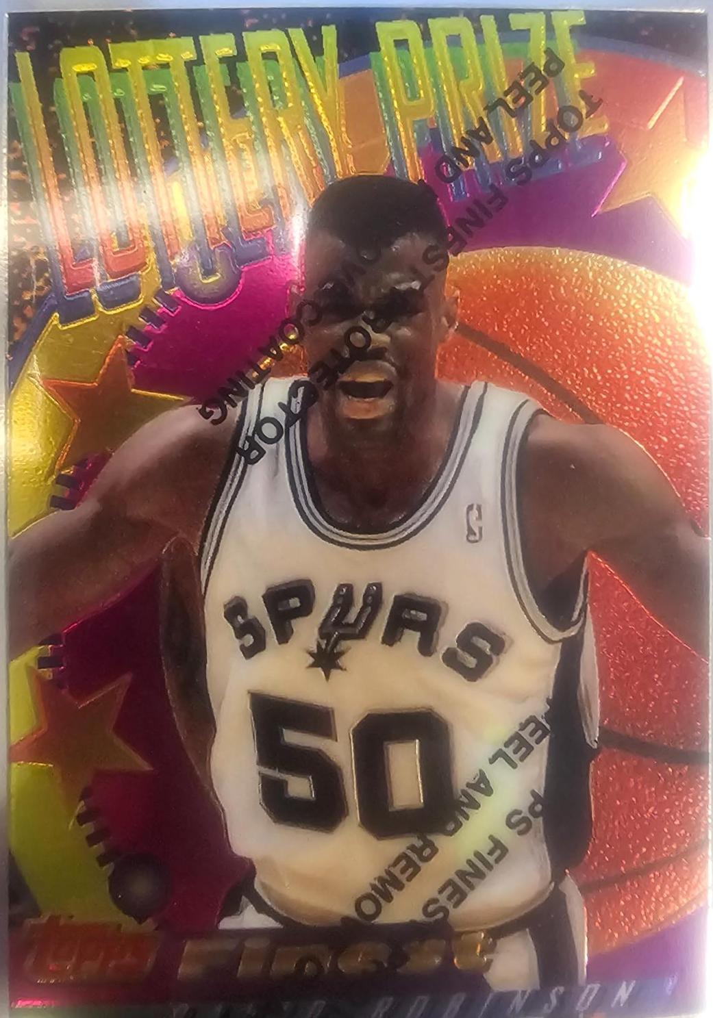 David Robinson #LP3 Basketball Cards 1994 Finest Lottery Prize