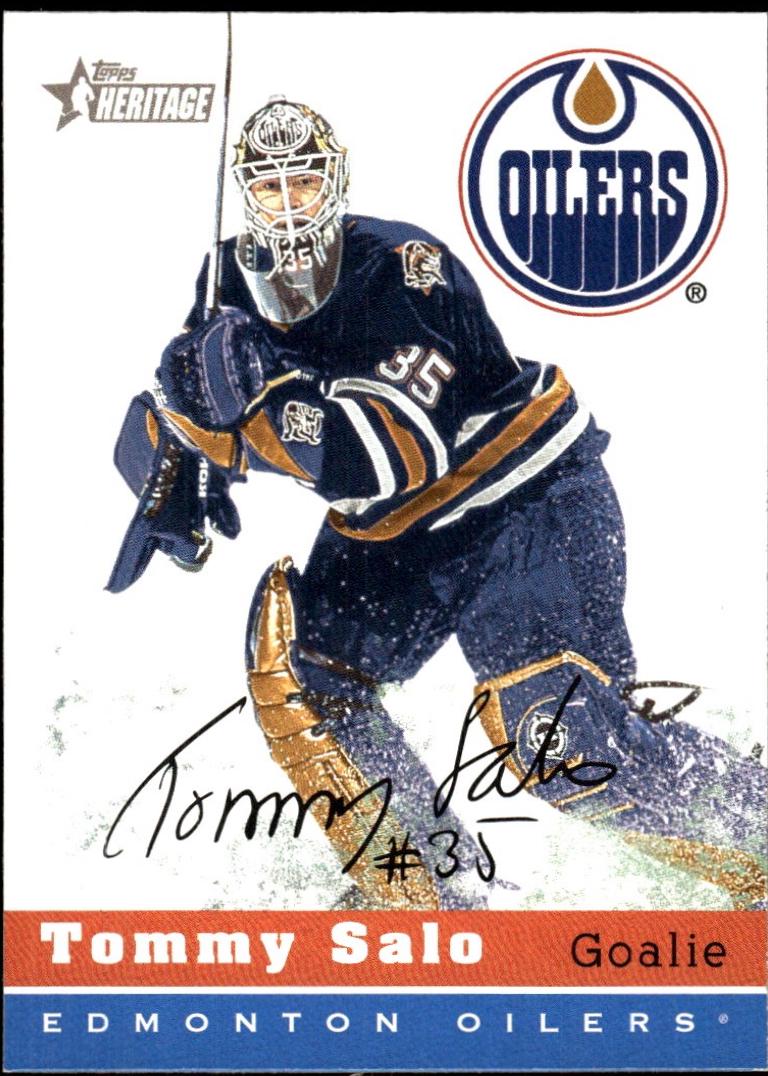 Tommy Salo #66 2000-01 Topps Heritage Hockey