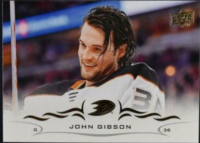 John Gibson #3 Hockey Cards 2018 Upper Deck