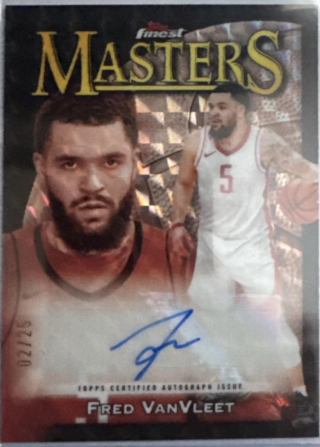 Fred VanVleet [Black Geometric Refractor] #MA-FVV