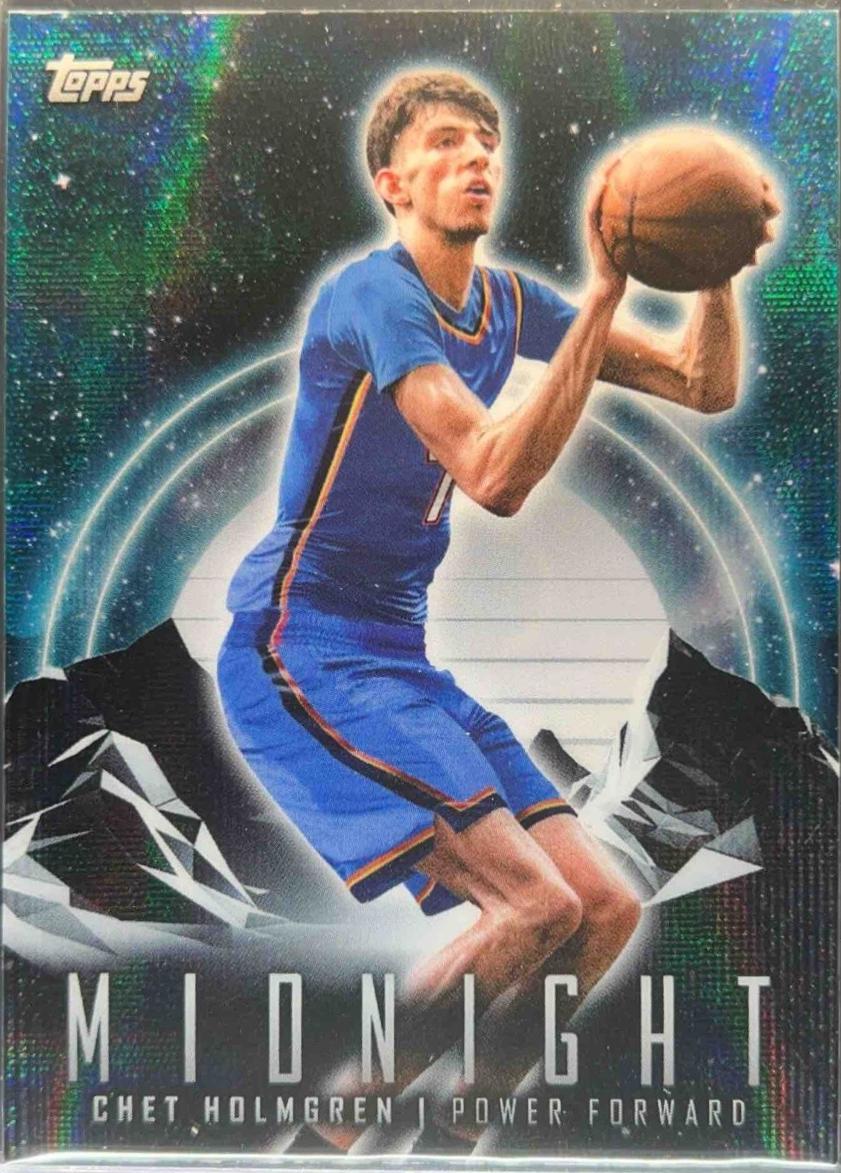 Chet Holmgren #7 Basketball Cards 2023 Topps Midnight