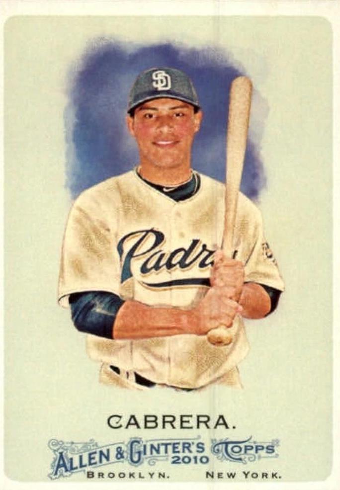 Everth Cabrera #2 Baseball Cards 2010 Topps Allen & Ginter