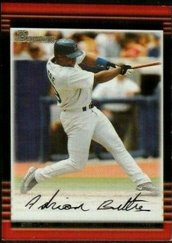 Adrian Beltre #31 Baseball Cards 2002 Bowman
