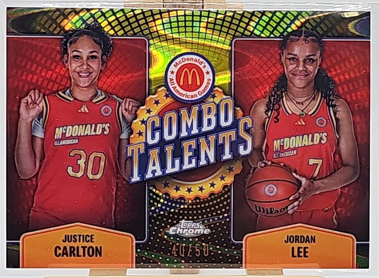 Justice Carlton / Jordan Lee [Gold Refractor] #COT-JUS