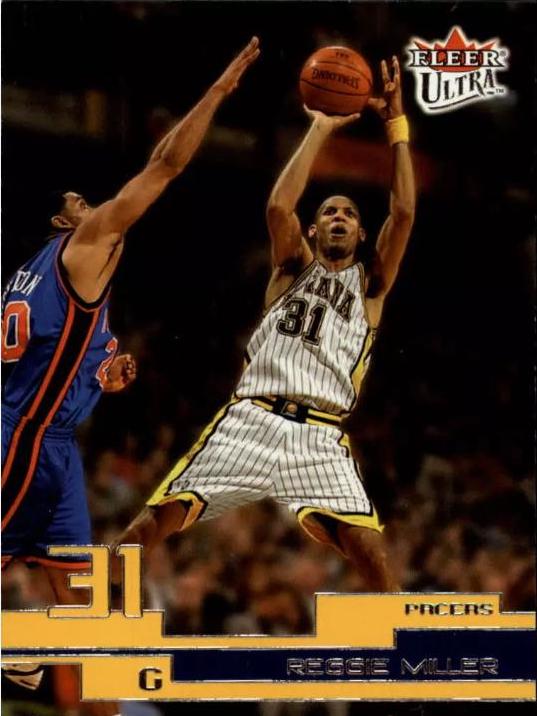 Reggie Miller #21 Basketball Cards 2002 Ultra