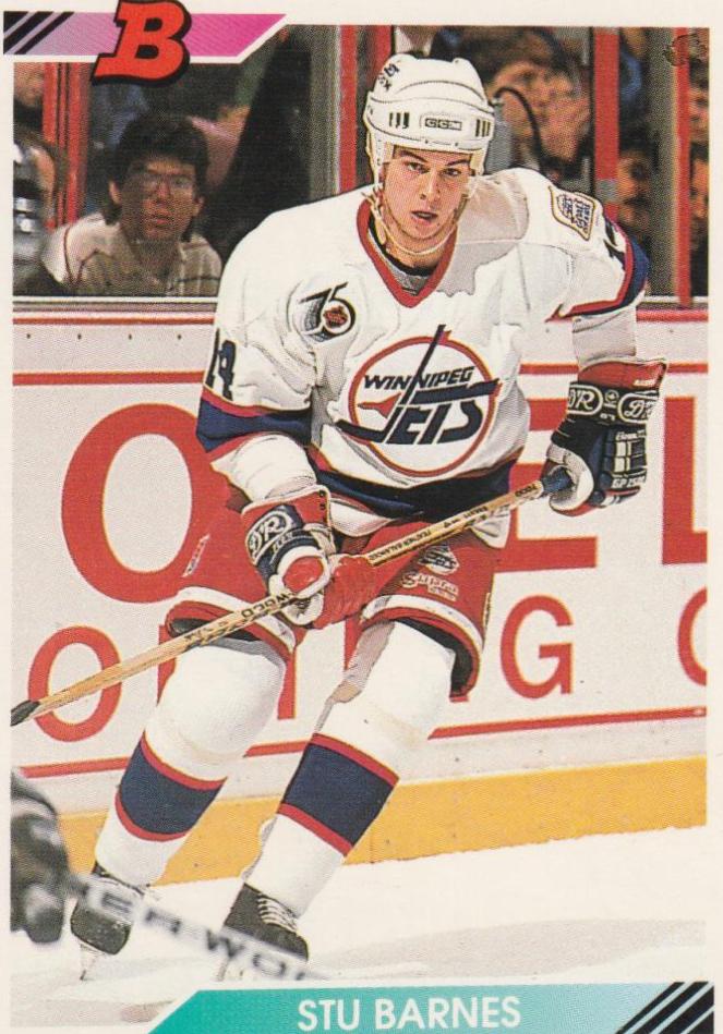 Stu Barnes #26 Hockey Cards 1992 Bowman