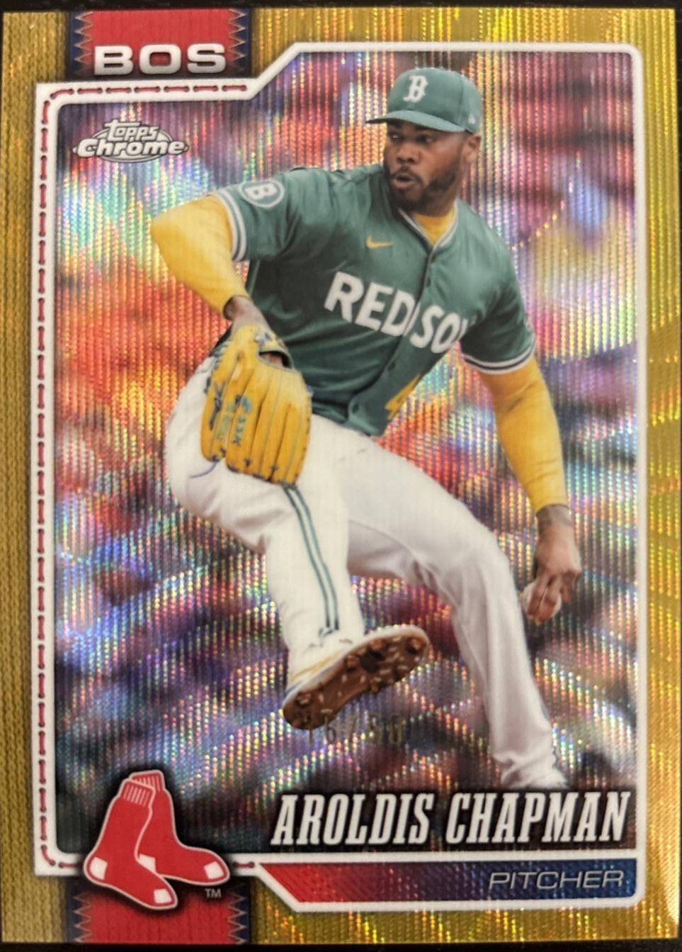 2026 Aroldis Chapman [Gold Wave Refractor] #145