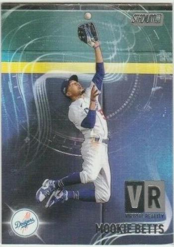 Mookie Betts #VR-21 Baseball Cards 2021 Stadium Club Virtual Reality