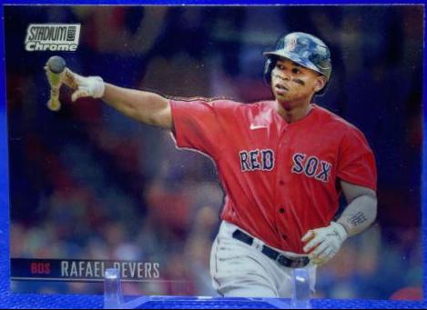 Rafael Devers #8 Baseball Cards 2021 Stadium Club Chrome