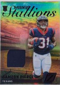 Dameon Pierce #RS-DP Football Cards 2022 Panini Zenith Rookie Stallions