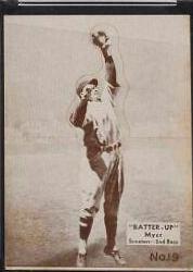 Buddy Myer #19 Baseball Cards 1934 Batter Up