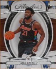 Joel Embiid #9 Basketball Cards 2021 Panini Flawless