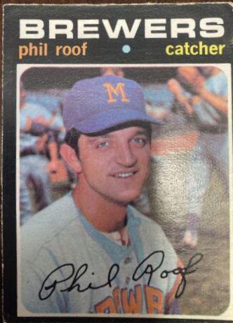 Phil Roof #22 Baseball Cards 1971 O Pee Chee