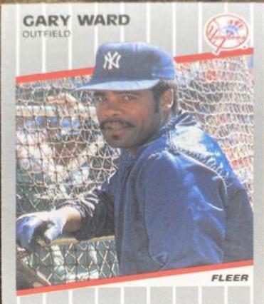 Gary Ward #273 Baseball Cards 1989 Fleer