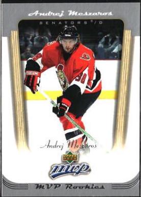 Andrej Meszaros #424 Hockey Cards 2005 Upper Deck MVP