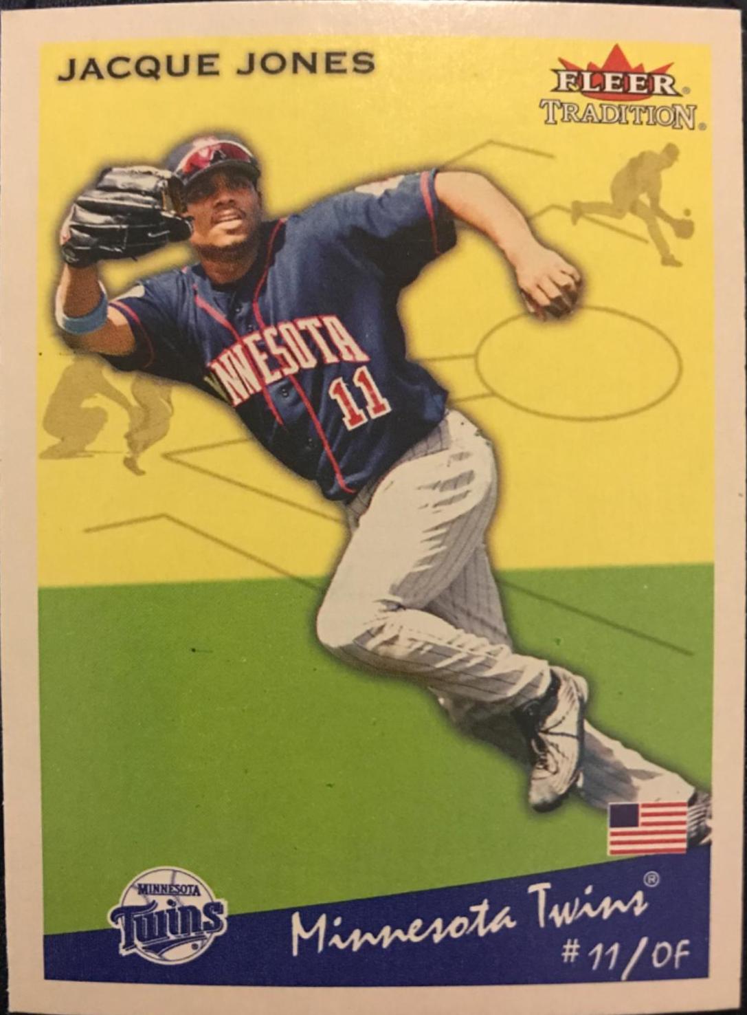 Jacque Jones #284 2002 Fleer Tradition Baseball