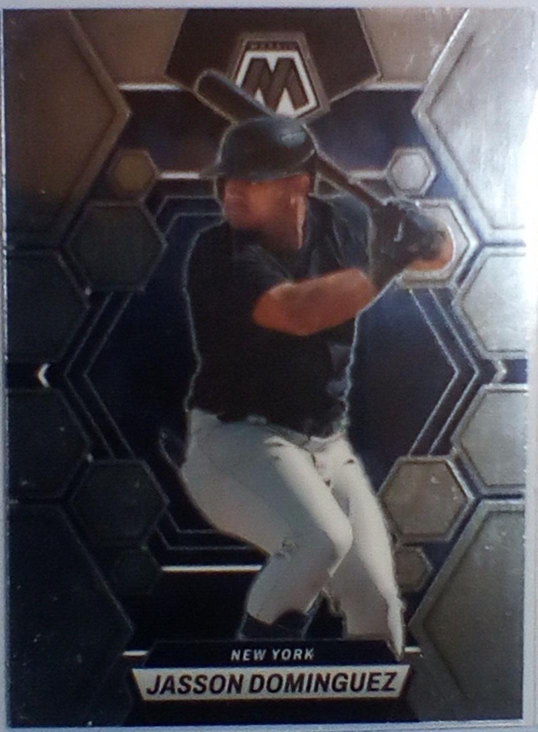 Jasson Dominguez #7 Baseball Cards 2023 Panini Chronicles Mosaic