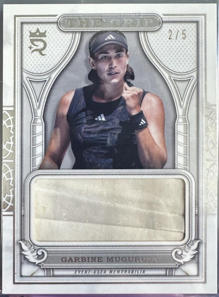 Garbine Muguruza #TGP-GM Tennis Cards 2024 Topps Royalty The Grip Relic