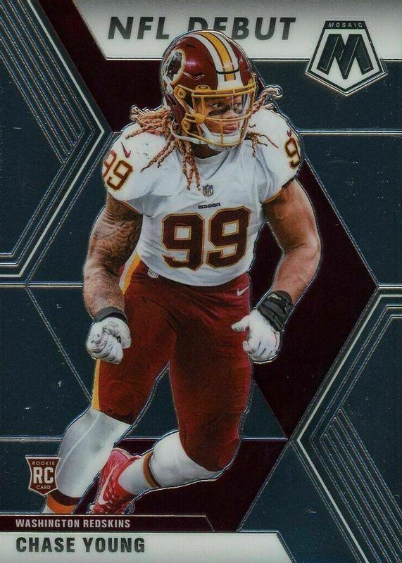 Chase Young #272 Football Cards 2020 Panini Mosaic
