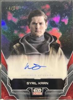 Kyle Soller as Syril Karn [Red Refractor] #A-SO
