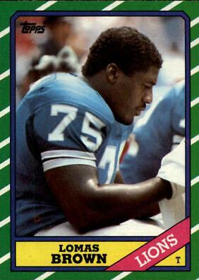 Lomas Brown #248 Football Cards 1986 Topps